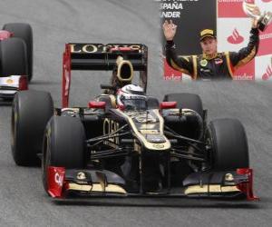 Puzzle Kimi Ραϊκόνεν - Lotus - Grand Prix της Ισπανίας (2012) (3η θέση)